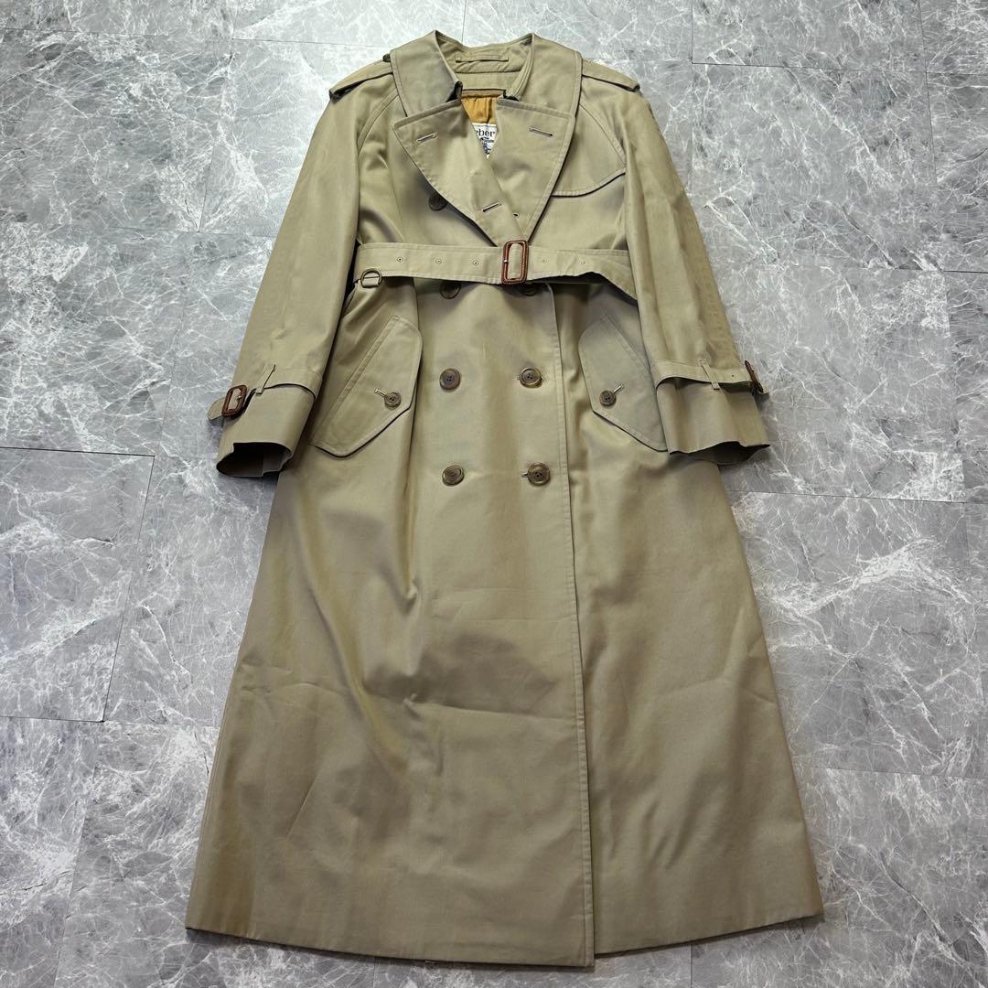 バーバリー♡トレンチコート　ベルトライナー　ノバチェック カーキ　7AB