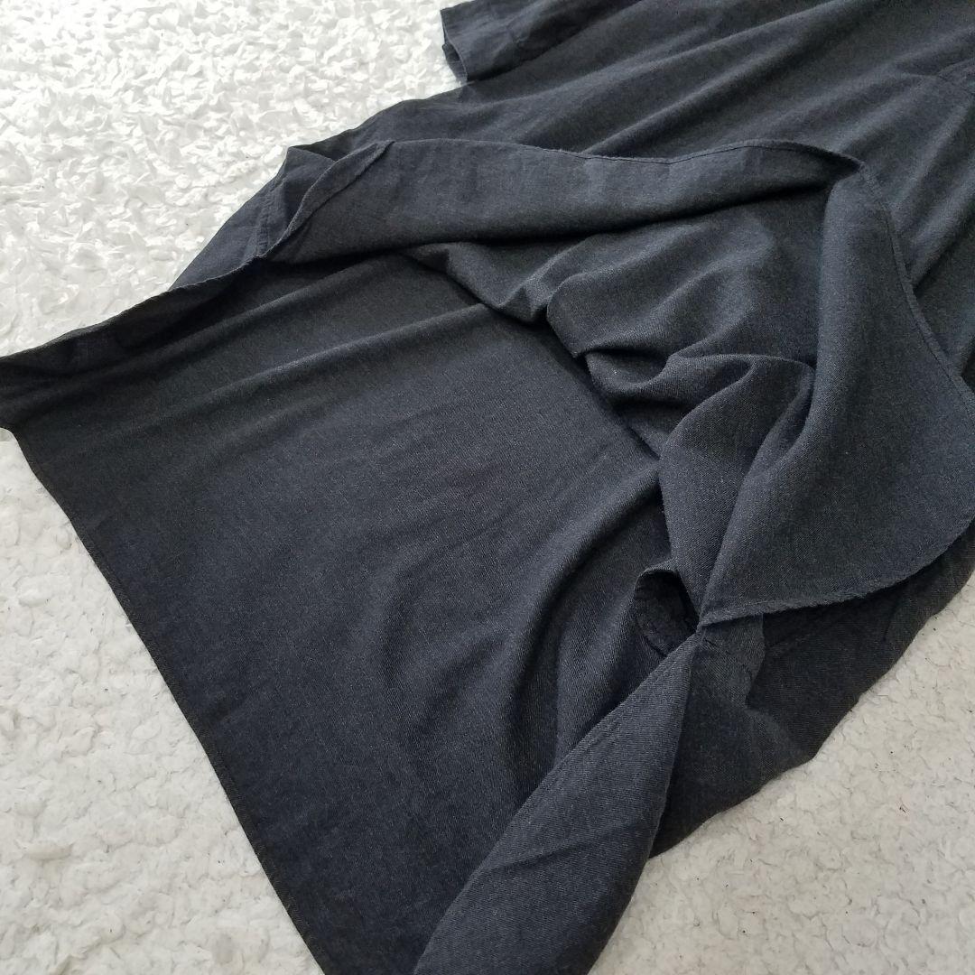 美品✨マーガレットハウエル バンドカラーシャツワンピース ハーフボタン ロング