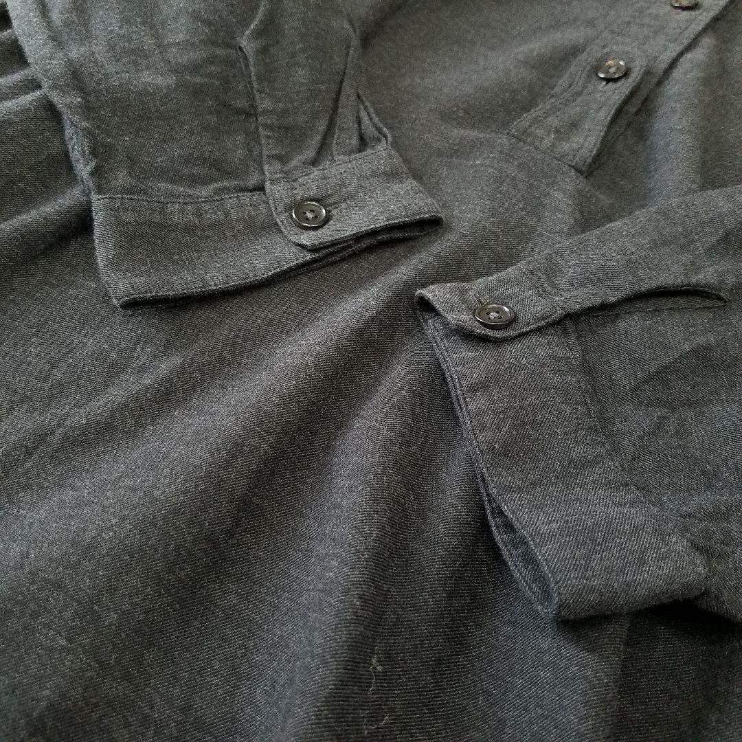 美品✨マーガレットハウエル バンドカラーシャツワンピース ハーフボタン ロング