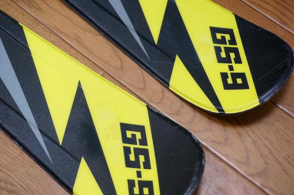 メンテ済 130cm 靴24cm ROCKER GS-9 子供用スキーセット