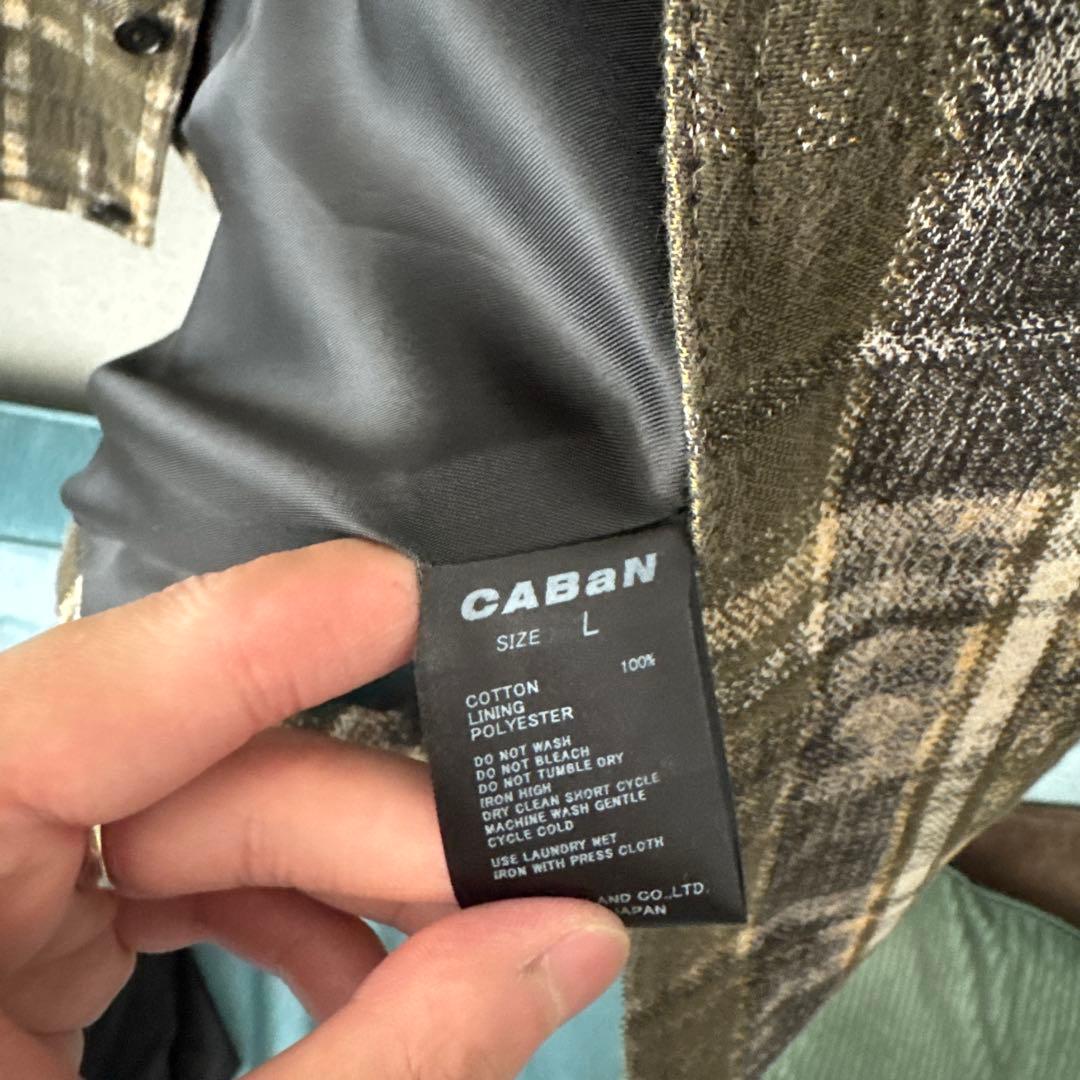 GABaN キャバン コットンジャカード ブルゾン