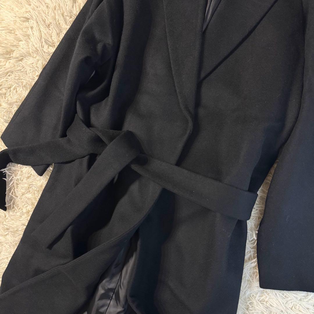 【美品】ヴェルメイユパーイエナ　ウールロングコート﻿ ベルト 36