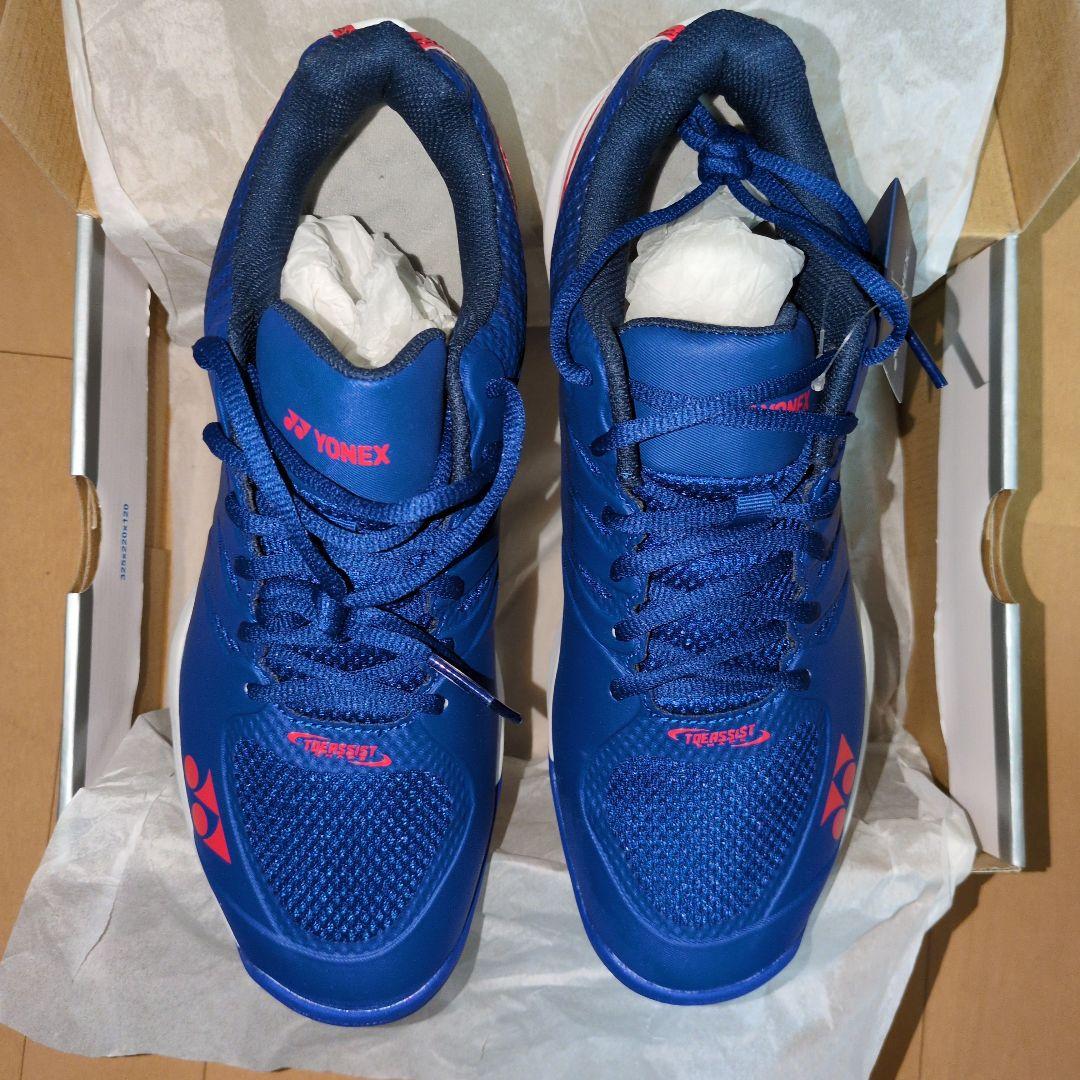 YONEX テニスシューズ ネイビー/レッド