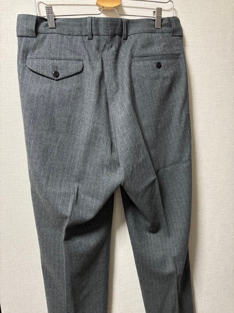 パンツ [anytee] Officer Pants_Flannel Stripe M