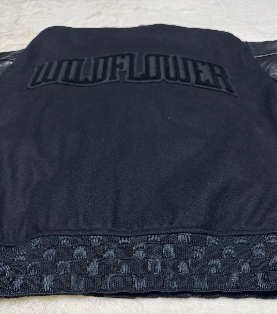 L ウィンダンシー × デラックス ヴァーシティ ジャケット スタジャン レザー