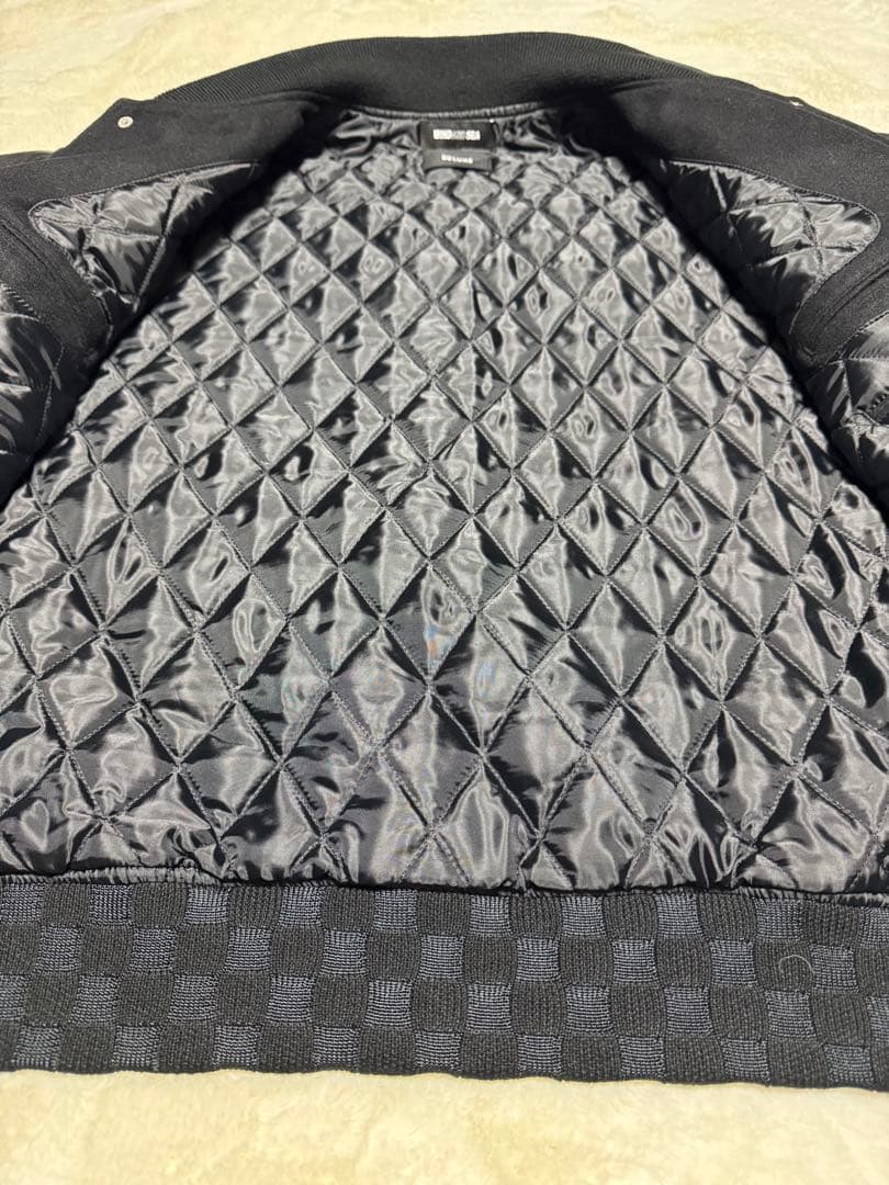 L ウィンダンシー × デラックス ヴァーシティ ジャケット スタジャン レザー