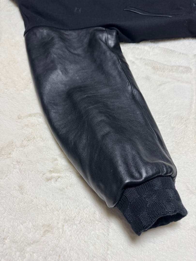 L ウィンダンシー × デラックス ヴァーシティ ジャケット スタジャン レザー