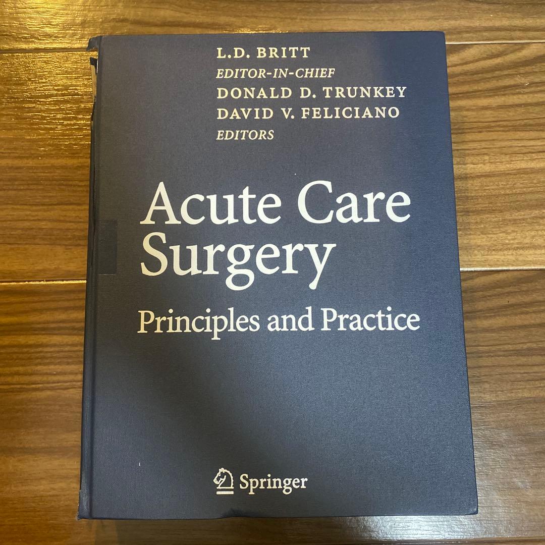 健康・医学 AcuteCare SurgeryPrinciples and Practice