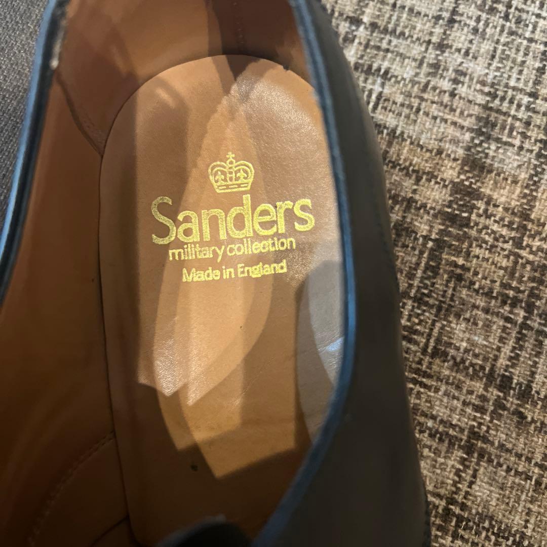 Sanders ブラック ドレスシューズ