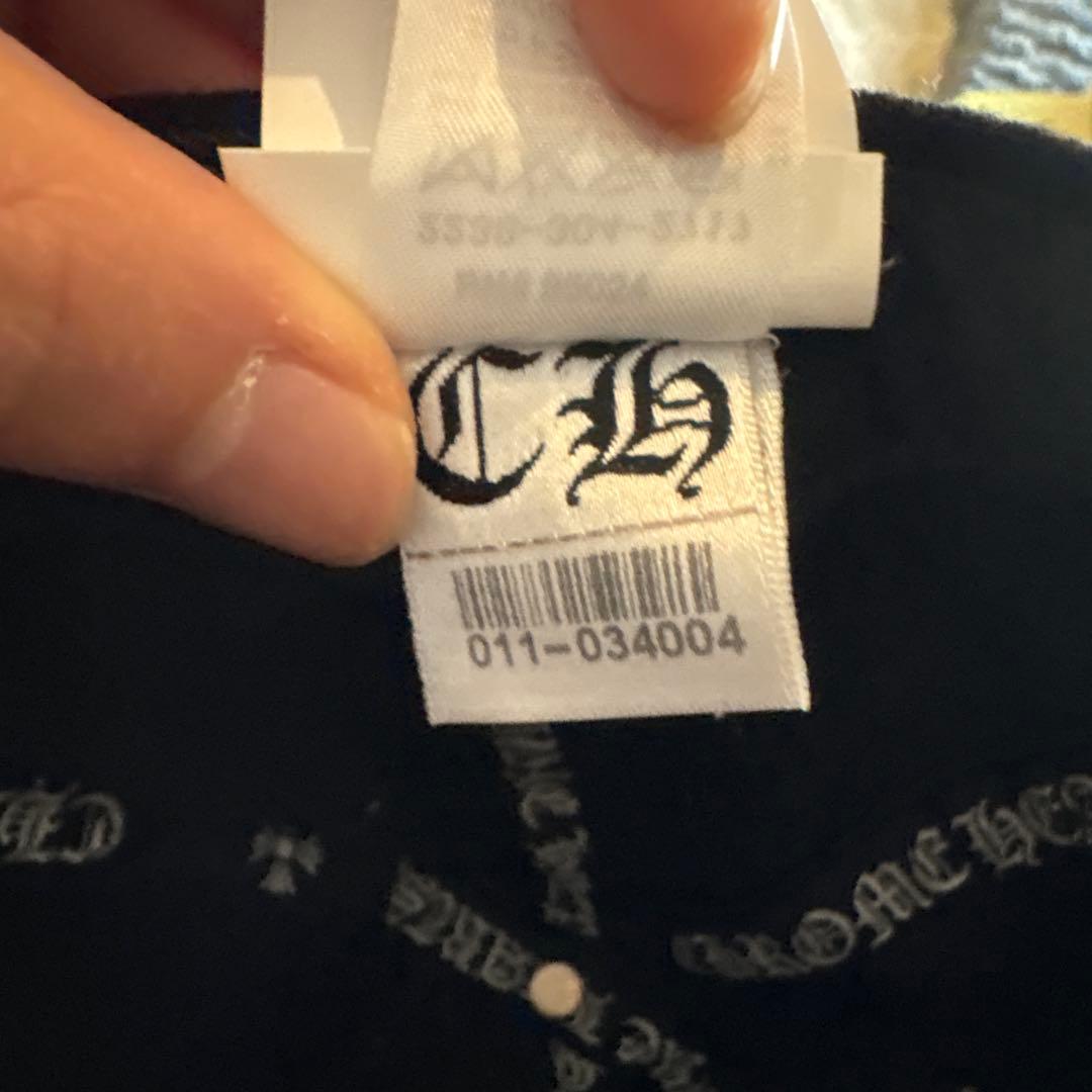 CHROME HEARTS 黒 キャップ