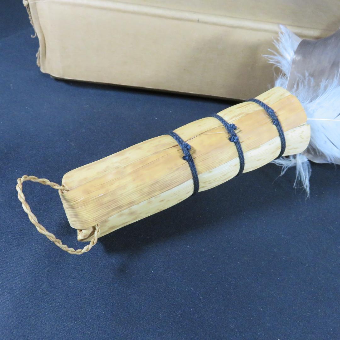 羽箒 茶道具 紙箱 鳥 羽根 茶の湯 お茶道具 お点前 手習い