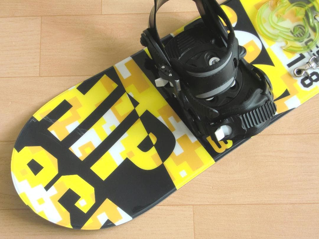 ■■1月限定■送料無料■CSB■子供用スノボ3点セット■板118靴22■WAX■