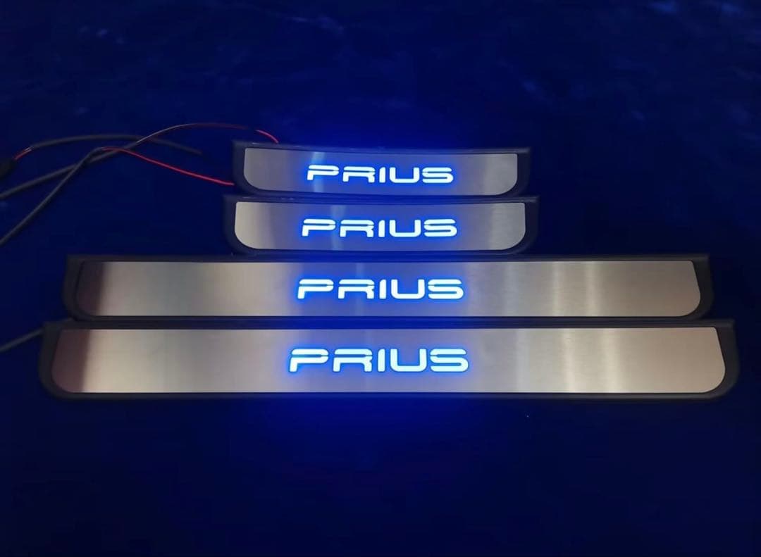 トヨタ 50プリウス 60プリウス 通用 スカッフプレート ヘアライン仕上げ