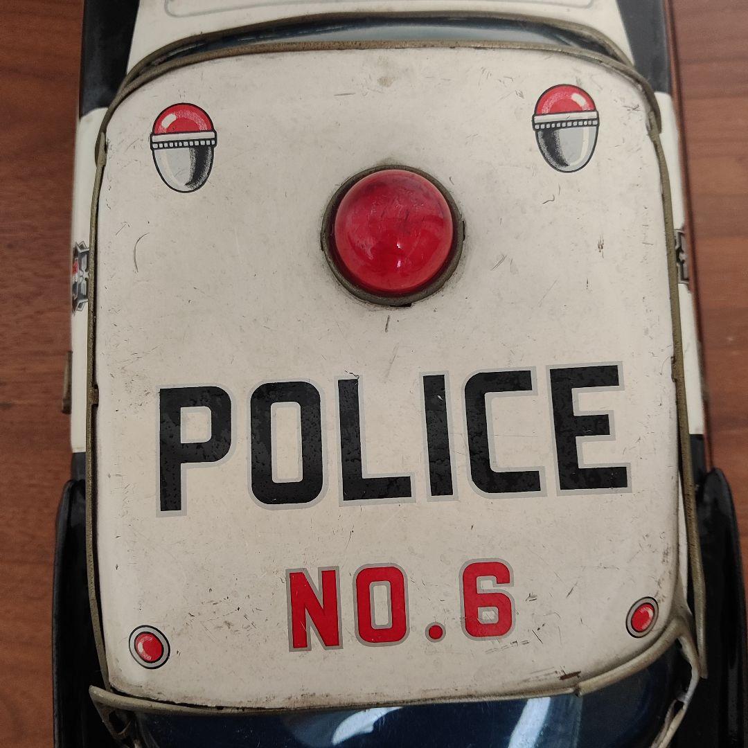 当時物 HIGH WAY PATROL POLICE NO.6ブリキ おまけ付