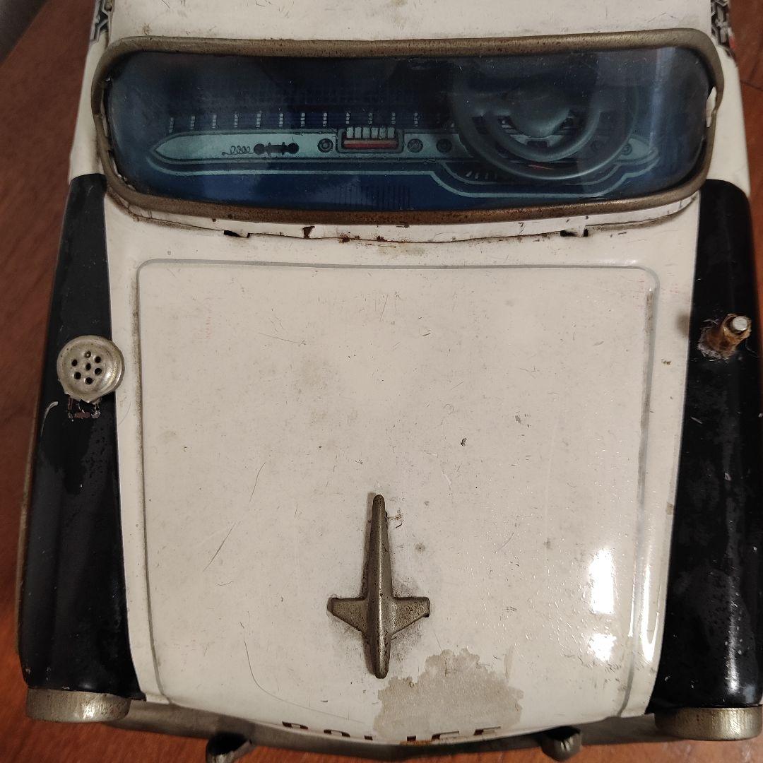 当時物 HIGH WAY PATROL POLICE NO.6ブリキ おまけ付