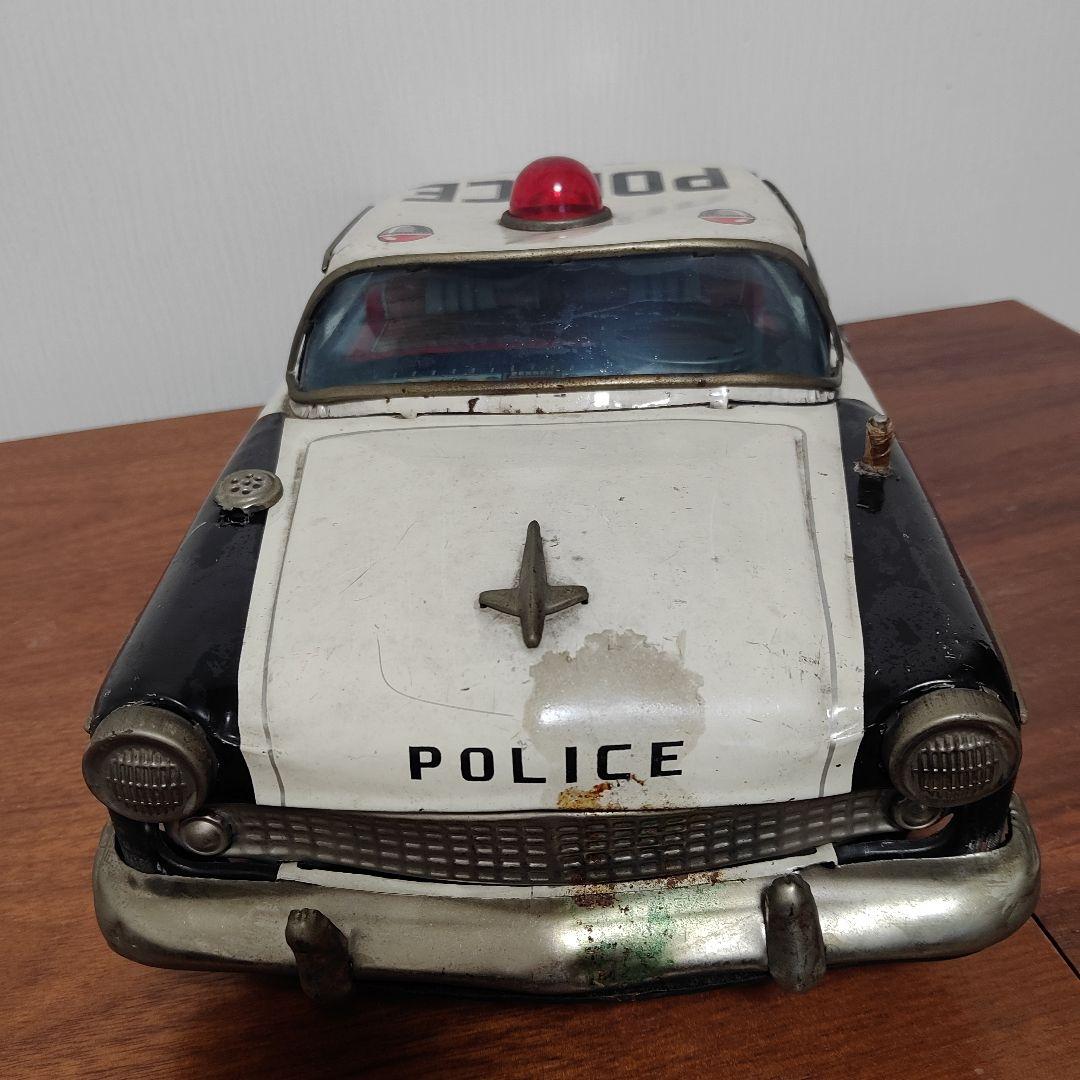 当時物 HIGH WAY PATROL POLICE NO.6ブリキ おまけ付