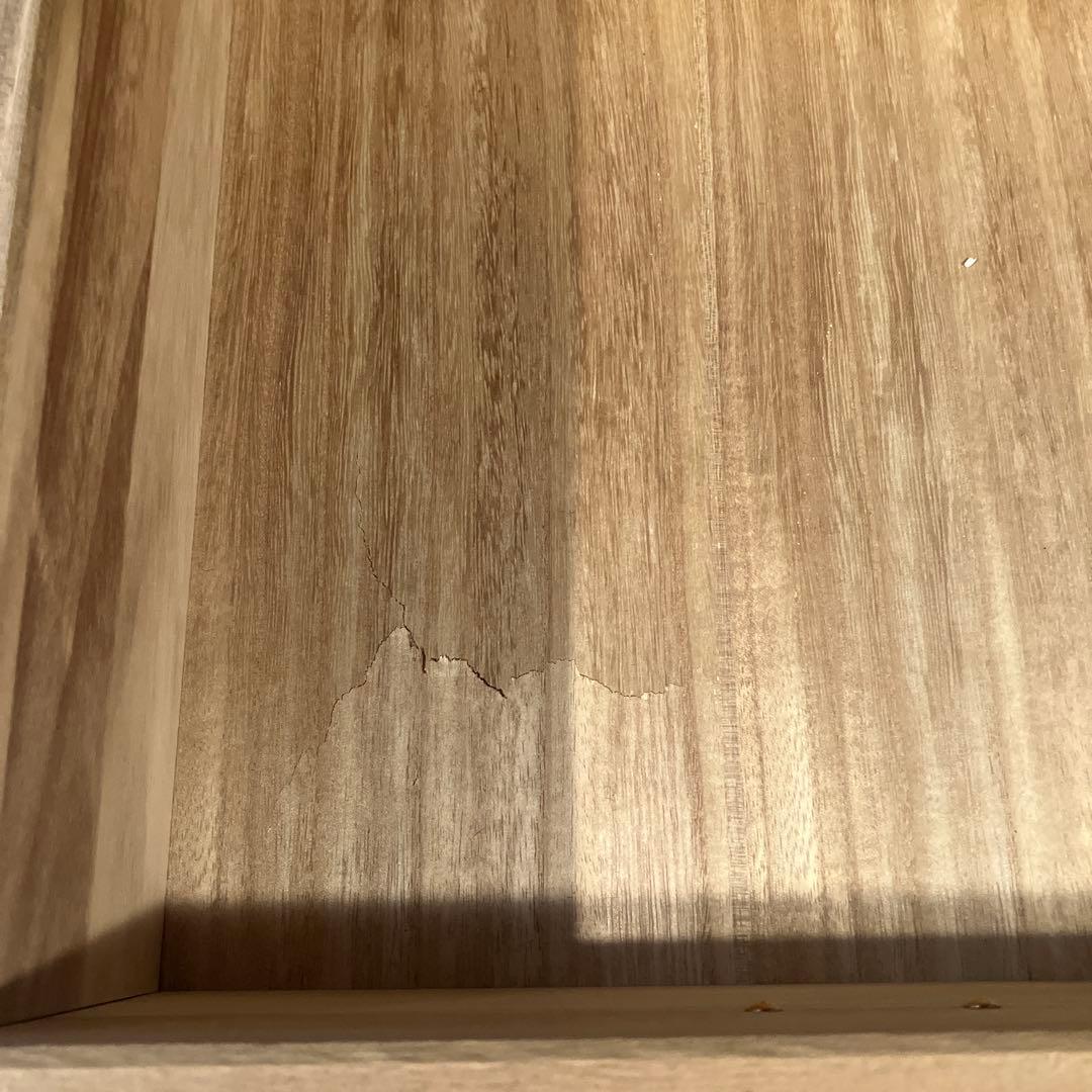 木製2段引き出し箪笥