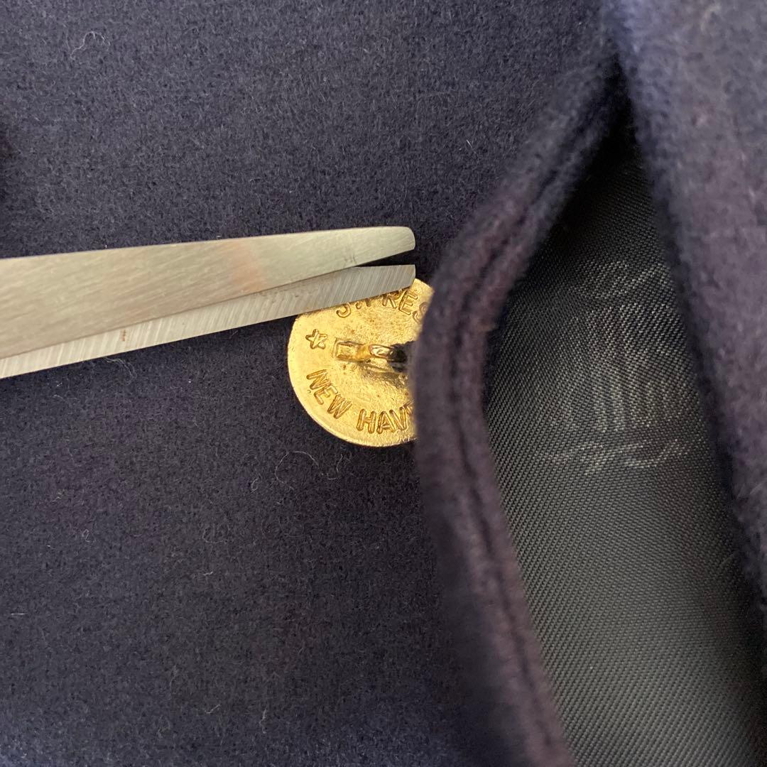 美品J.PRESS ジェイプレス　ブレザー　紺ブレ　ロゴ金ボタン　3B ネイビー