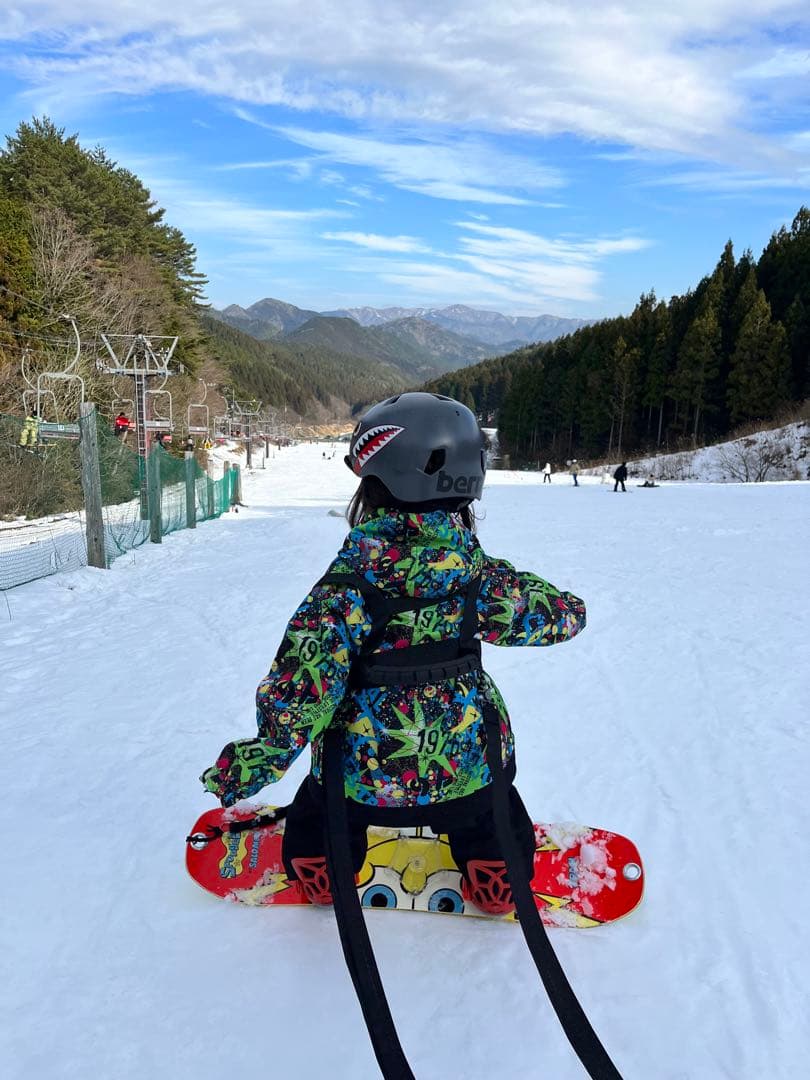 サロモン TEAM PACKAGE 90 スポンジボブ ハーネス付き