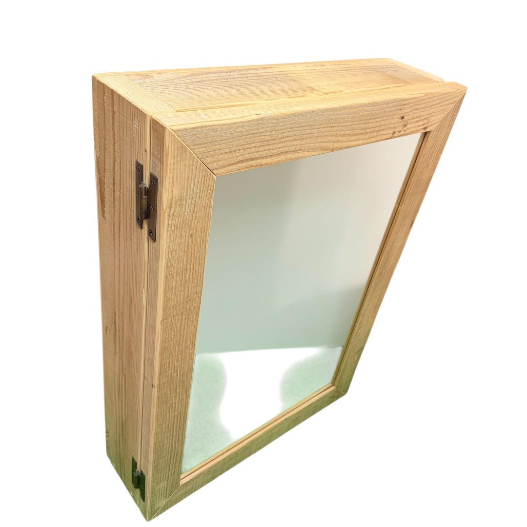 OLD ASHIBA（足場板古材） ミラーキャビネット 収納 鏡 ヴィンテージ