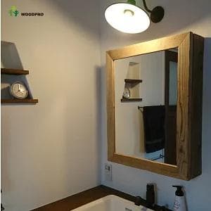 OLD ASHIBA（足場板古材） ミラーキャビネット 収納 鏡 ヴィンテージ