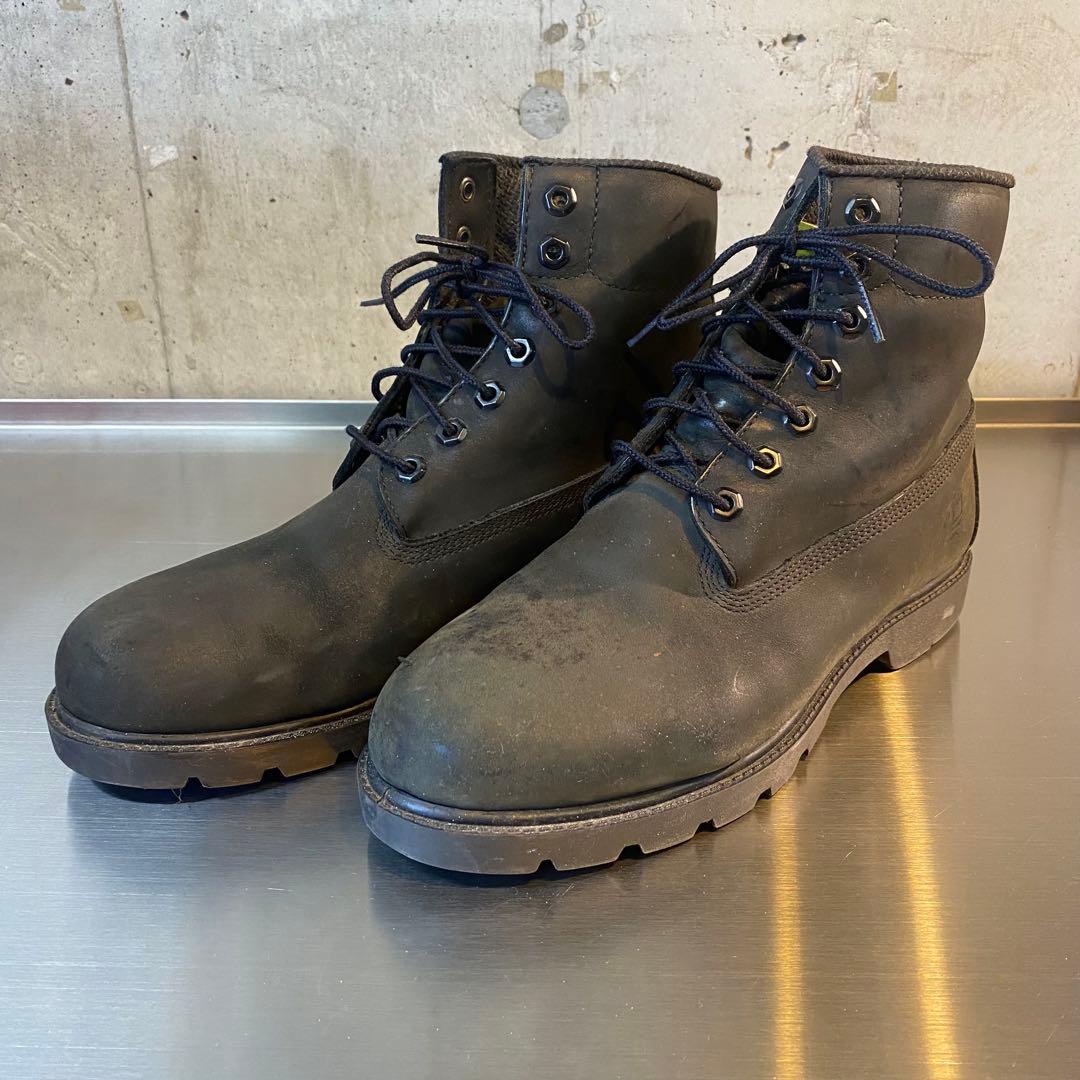 Timberland ブラック ワークブーツ　28cm