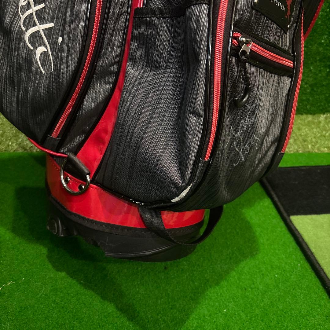 Piretti キャディバッグ 黒/赤