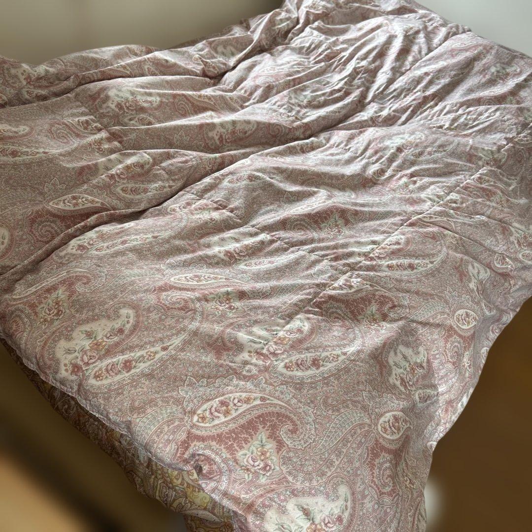 2.クリーニング済み　あったかい羽毛布団　西川　日本製