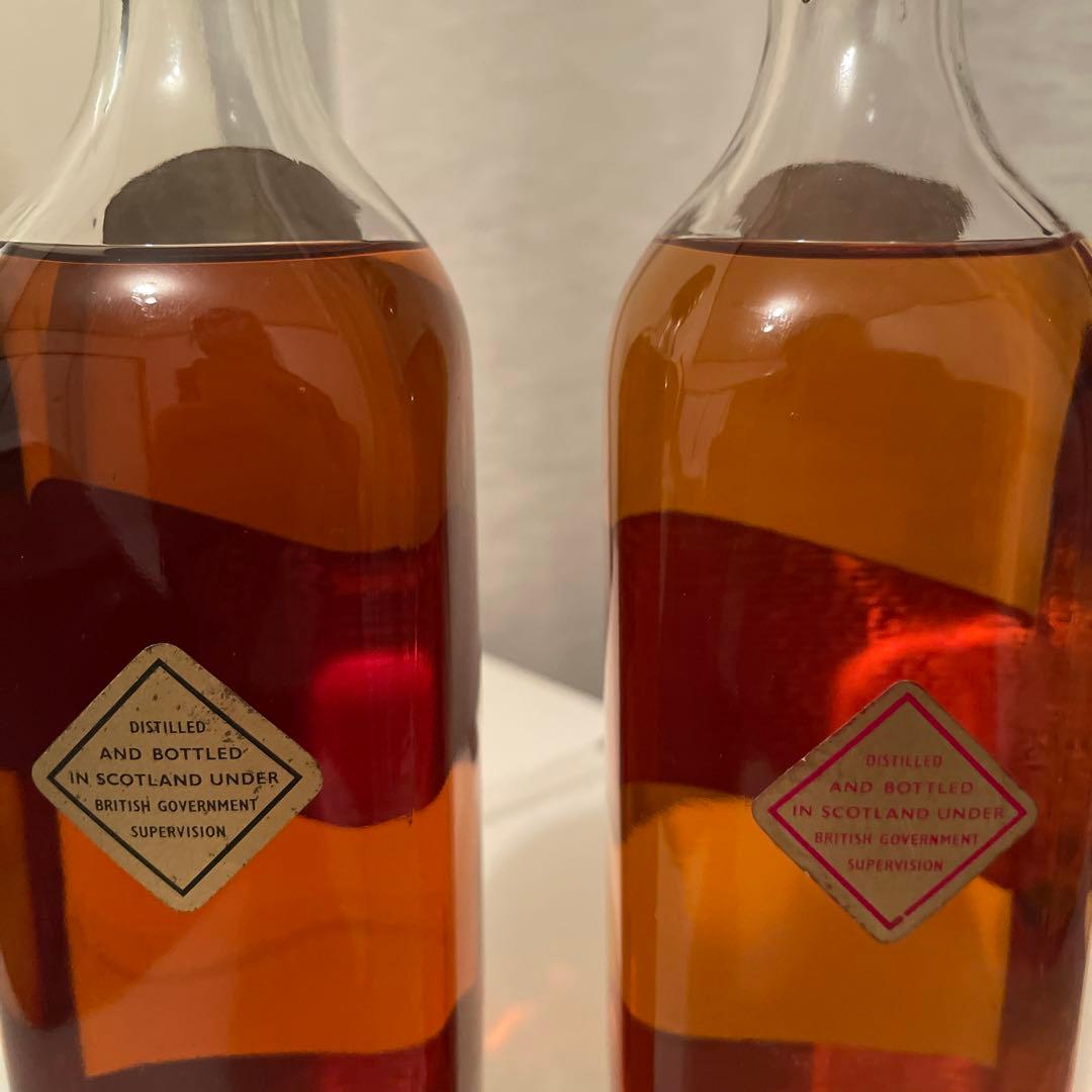 ジョニーウォーカー　ブラック　レッド　70年代 白紋章　特級