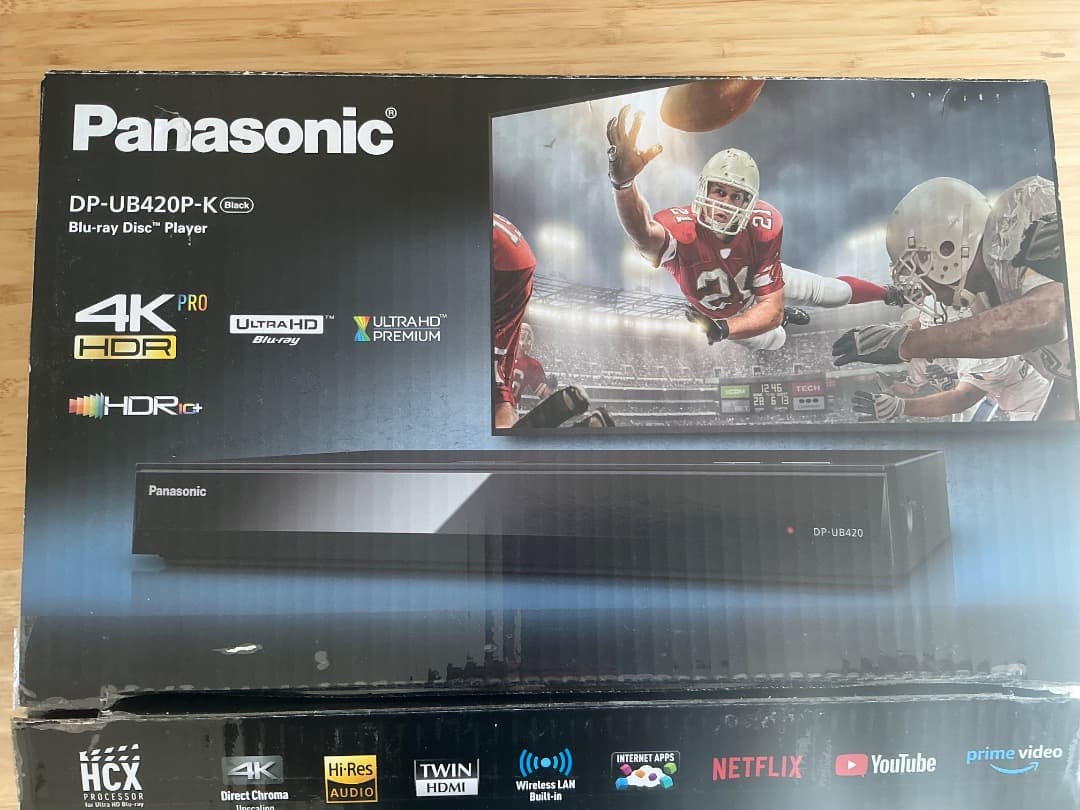 UP420P リージョンフリー Blu-rayプレーヤー Panasonic