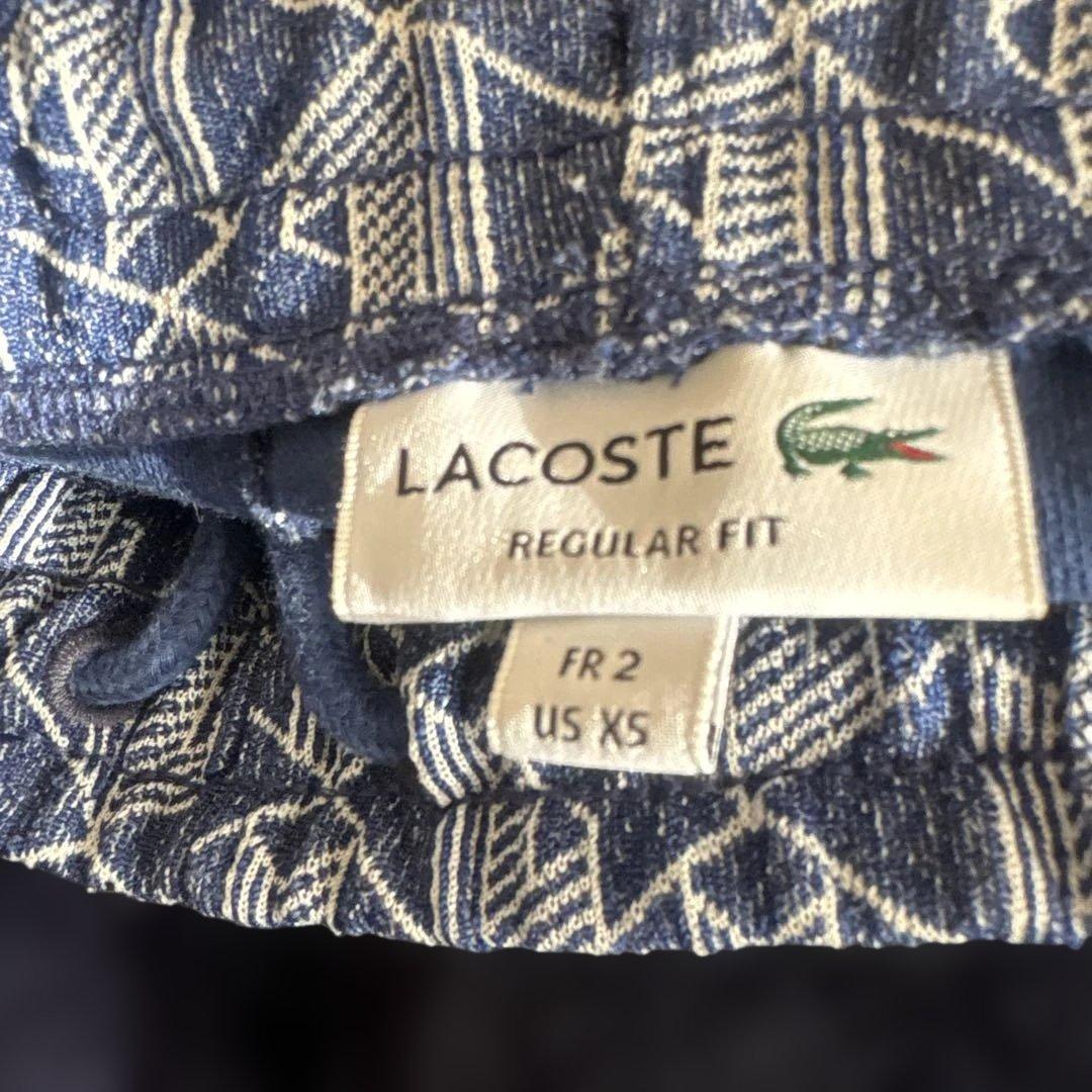 ラコステ　メンズ ジャージ素材パンツ