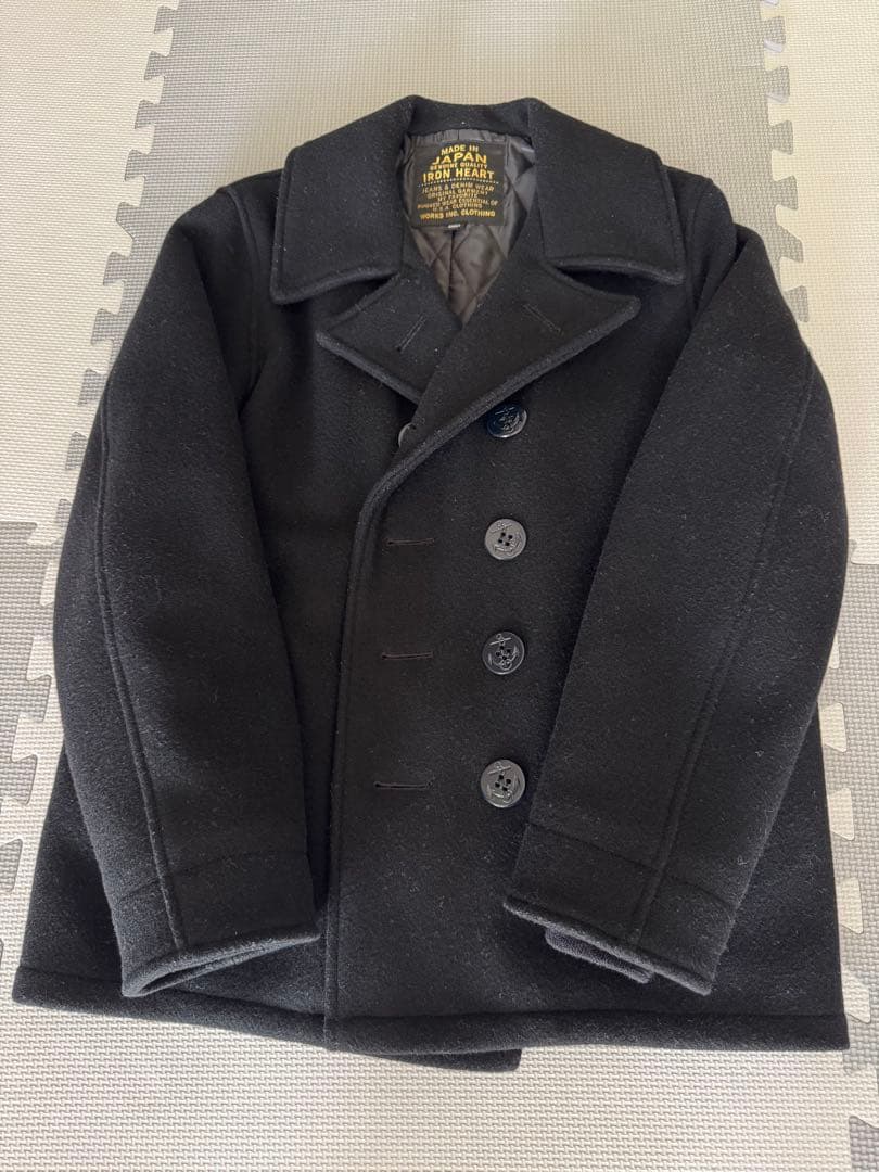 アイアンハート 撥水メルトン ウールピーコート