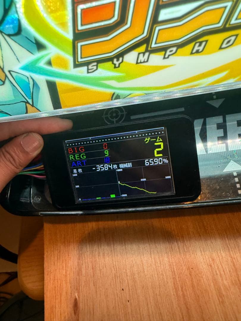 H*z様 スマスロシンフォギア　データカウンター付き　ボリューム加工　バイブスイ