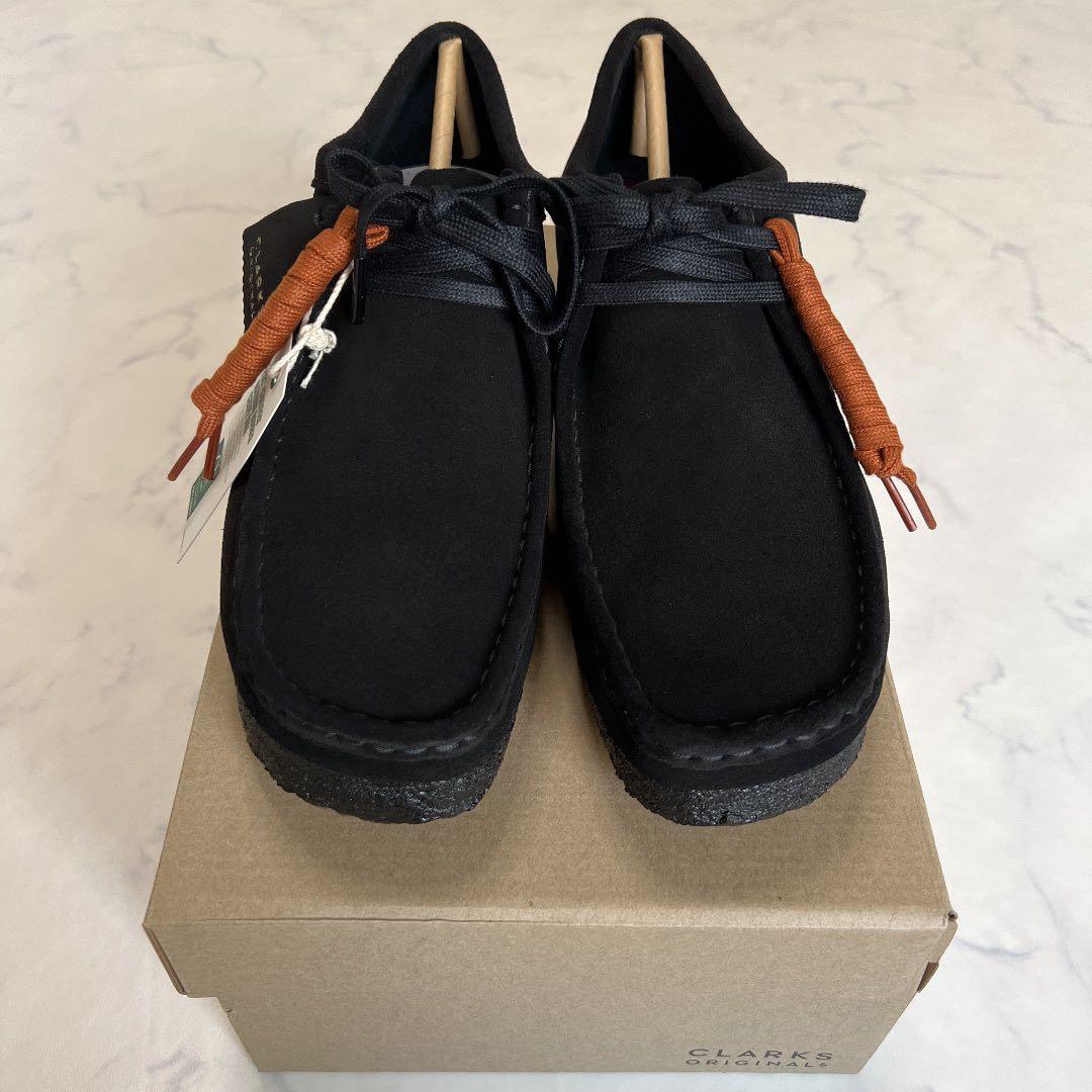 CLARKSクラークス Wallabee メンズ ワラビー スエード ブラック