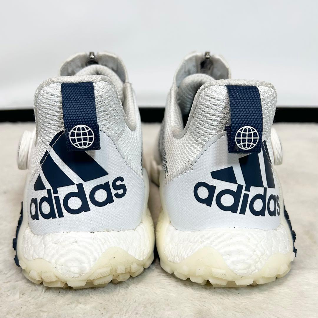 美品❗️アディダス ゴルフシューズ BOA コードカオス 22 ボア スパイクレス