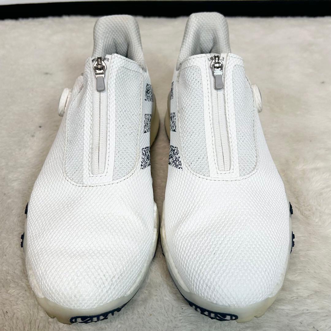 美品❗️アディダス ゴルフシューズ BOA コードカオス 22 ボア スパイクレス