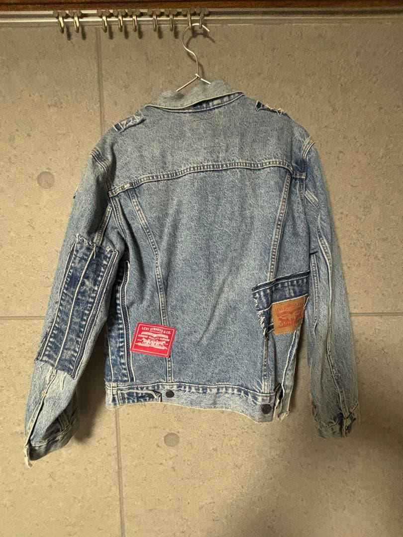 Levi's パッチワーク デニムジャケットセットアップ