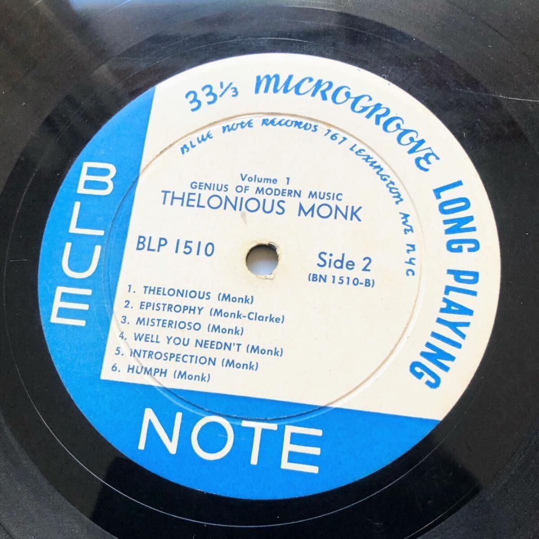 #3927【希少名盤】セロニアス・モンク BLP 1510 LPレコード レア