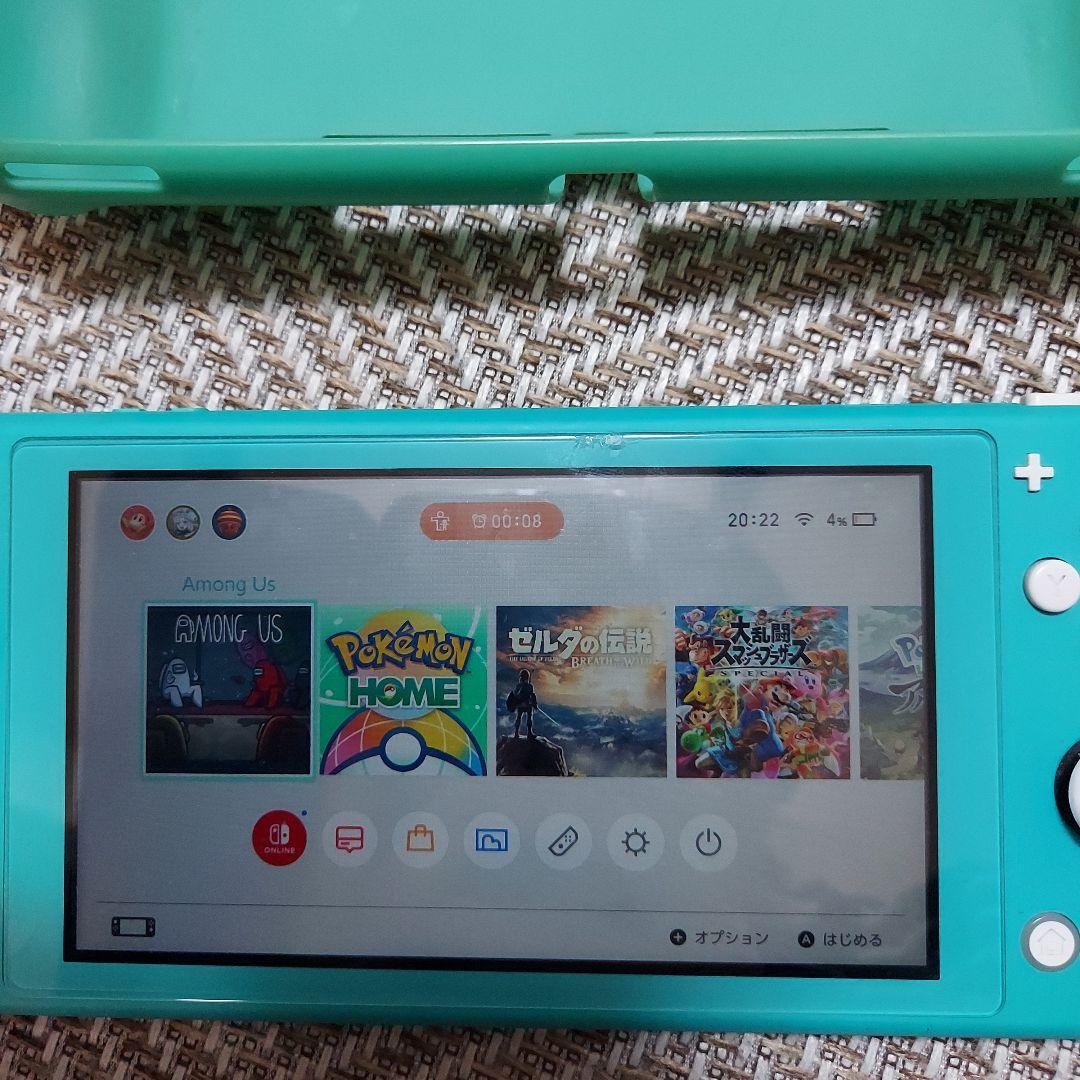 Nintendo Switch Lite 本体＋シリコンカバー ターコイズブルー