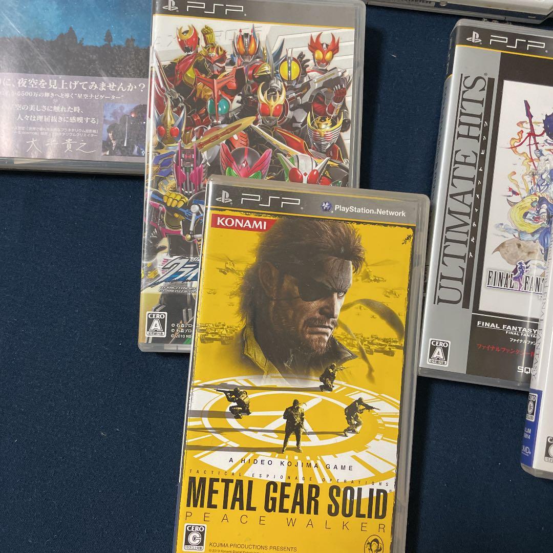 PSP 1000 本体&ソフト9本セット（動作確認済み）USB充電コード