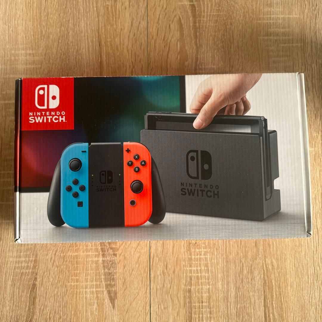 任天堂Switch本体　付属品、箱、フィルム付き