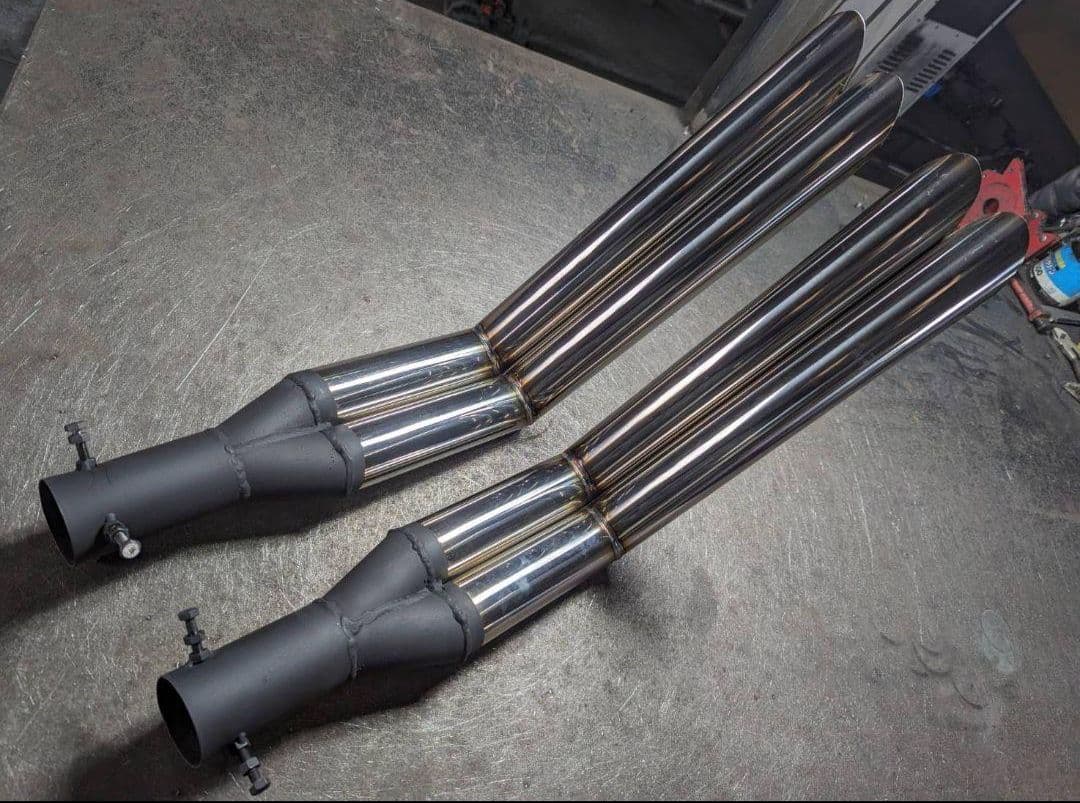 汎用　オリジナル竹槍マフラーカッター