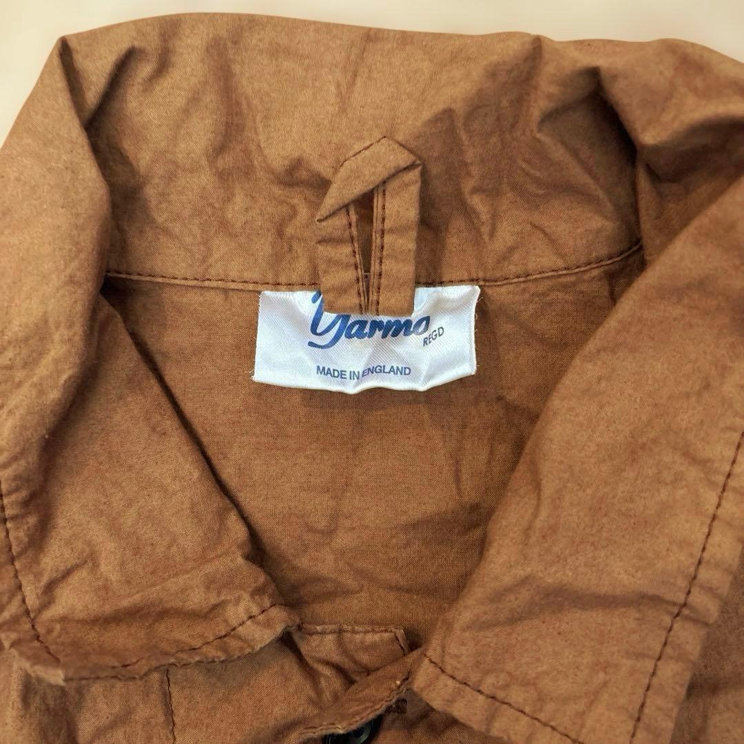 美品　Yarmo ヤーモ　ボイラースーツレンガブラウンMサイズイギリス製