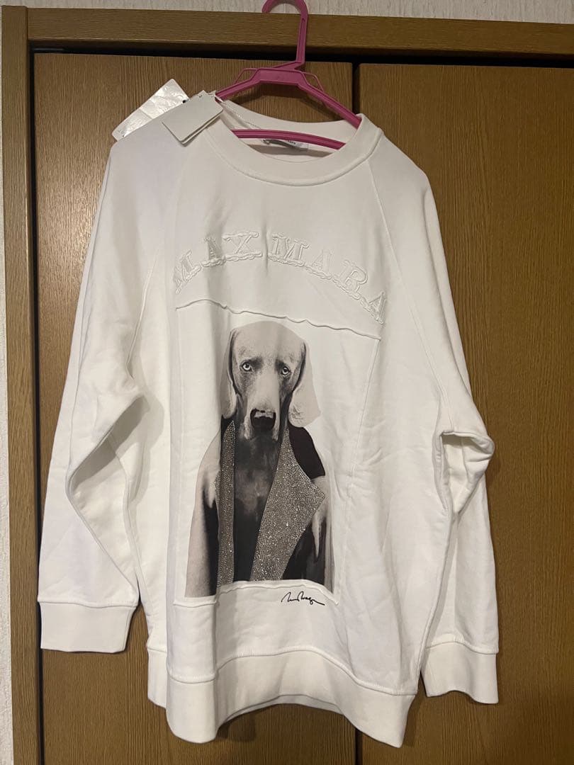 MaxMara 犬プリント スウェット　新品タグ付き