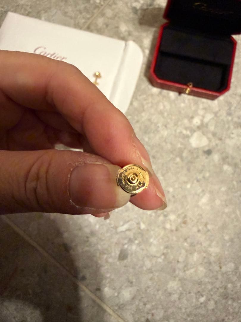 ⭐︎美品　カルティエ　ベビートリニティ　ダイヤピアス