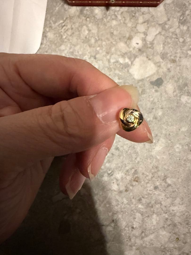 ⭐︎美品　カルティエ　ベビートリニティ　ダイヤピアス