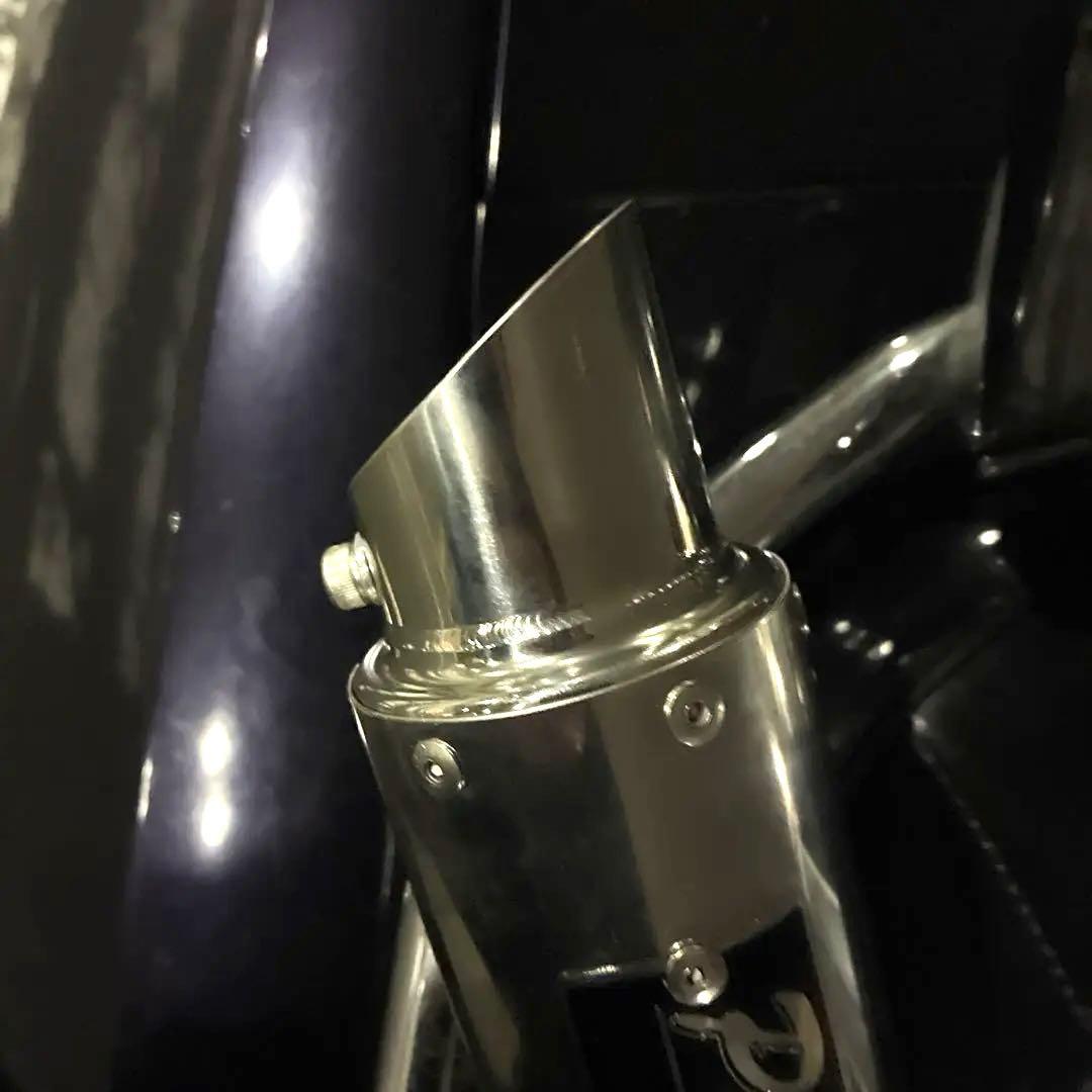 『月間セール中』Pretty Racing ステンレス マフラー