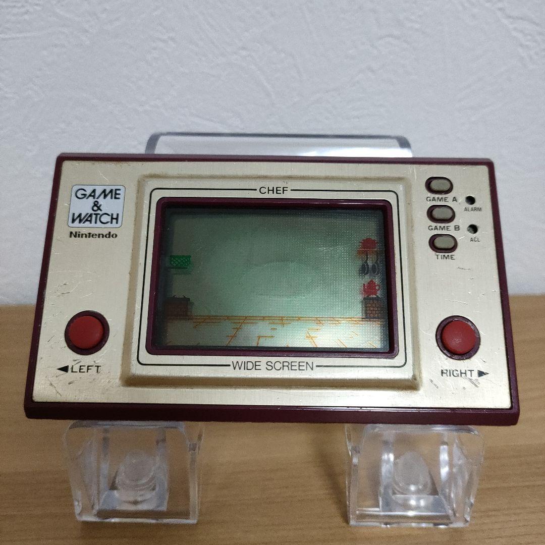 ゲーム＆ウォッチ　シェフ　任天堂　ニンテンドーNintendo　メンテナンス済み
