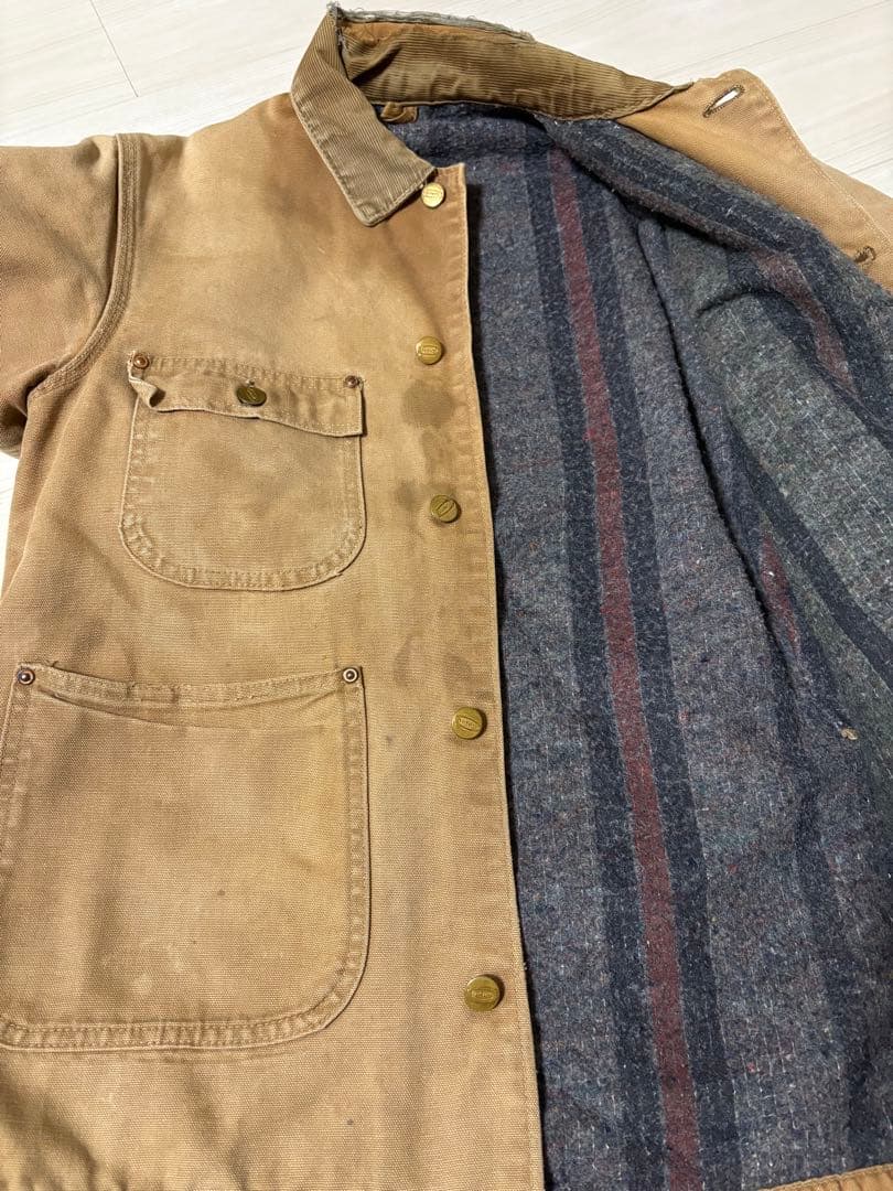 ハ*フ様 60s Carhartt カーハート チョアコート ダック ミシガンボ