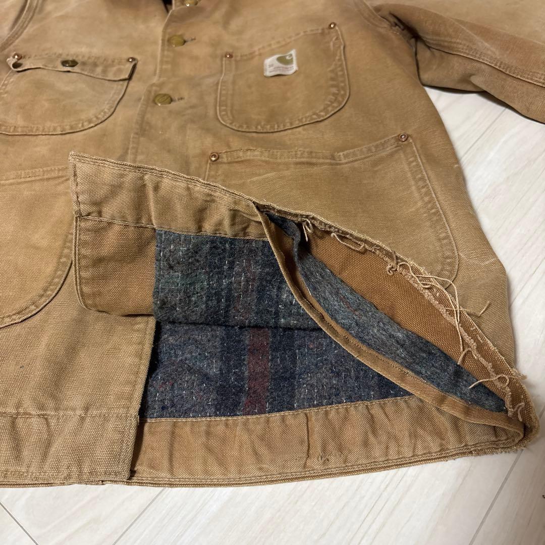 ハ*フ様 60s Carhartt カーハート チョアコート ダック ミシガンボ